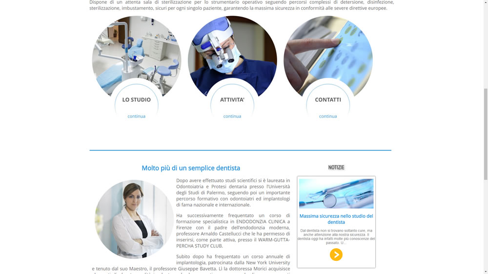 Realizzazione siti internet - Studio Dentistico Morici: foto 2