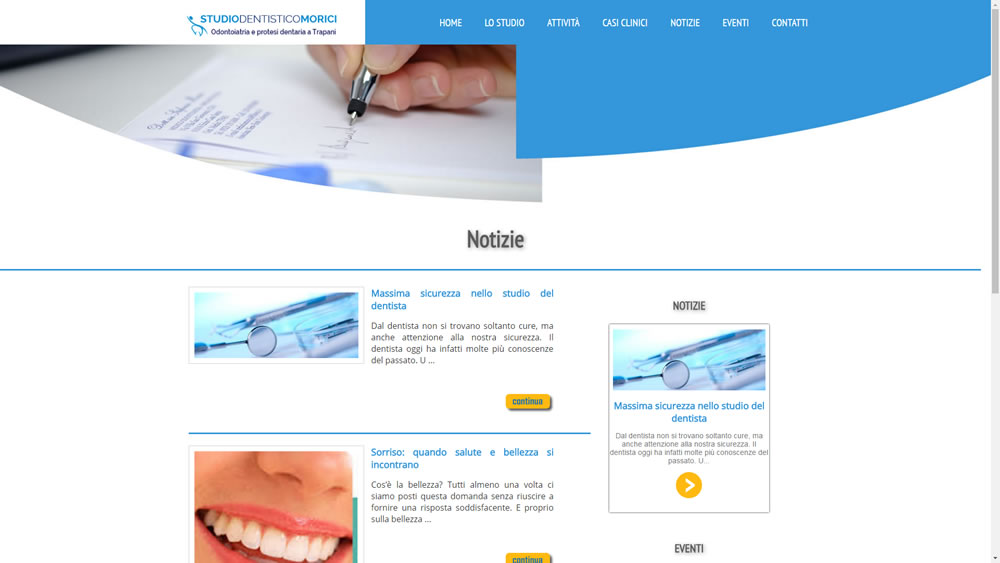 Realizzazione siti internet - Studio Dentistico Morici: foto 3