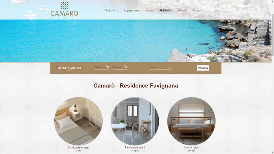 Realizzazione siti internet - Camarò - Residence Favignana: foto 1