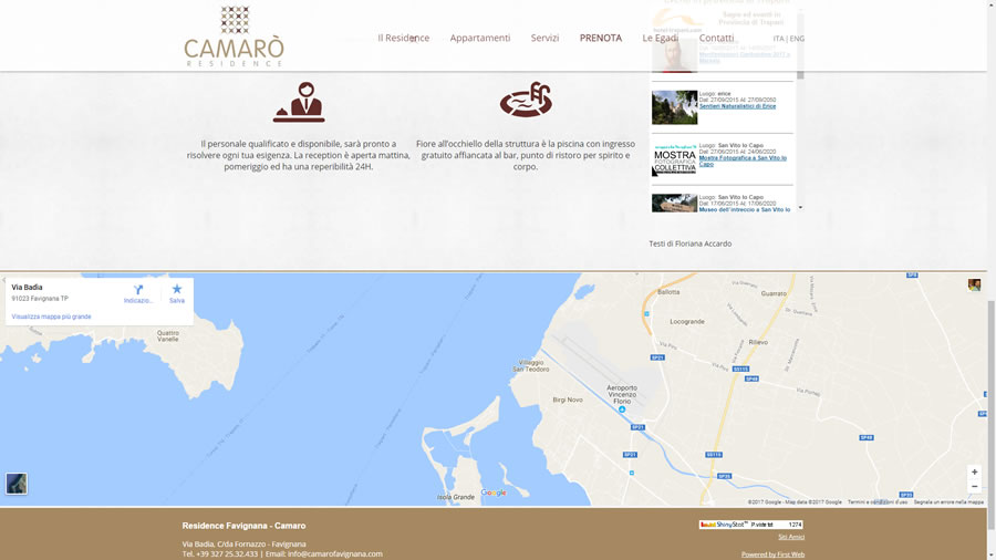 Realizzazione siti internet - Camarò - Residence Favignana: foto 3