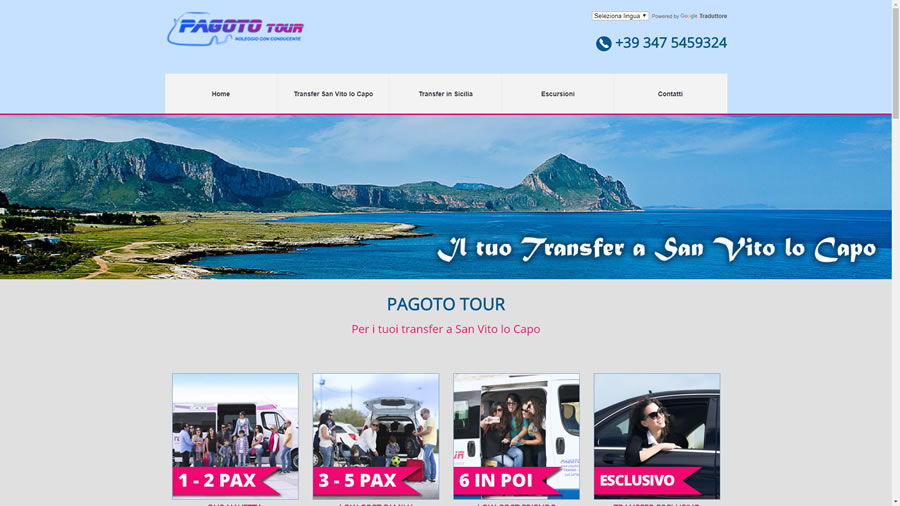 Realizzazione siti internet - Pagoto Tour: foto 1