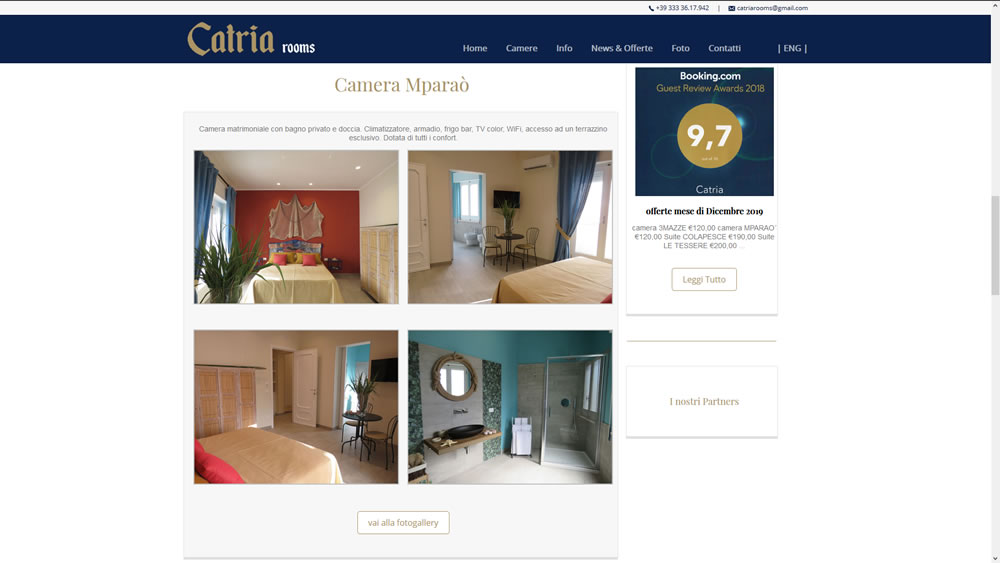 Realizzazione siti internet - Affittacamere Catria Favignana: foto 2
