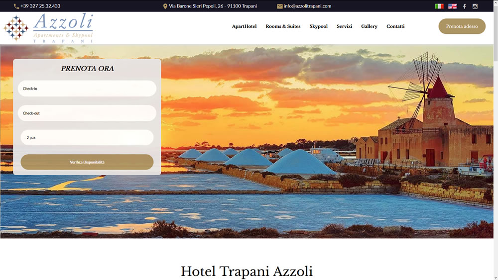 Realizzazione siti internet - Azzoli Apart Hotel : foto 1