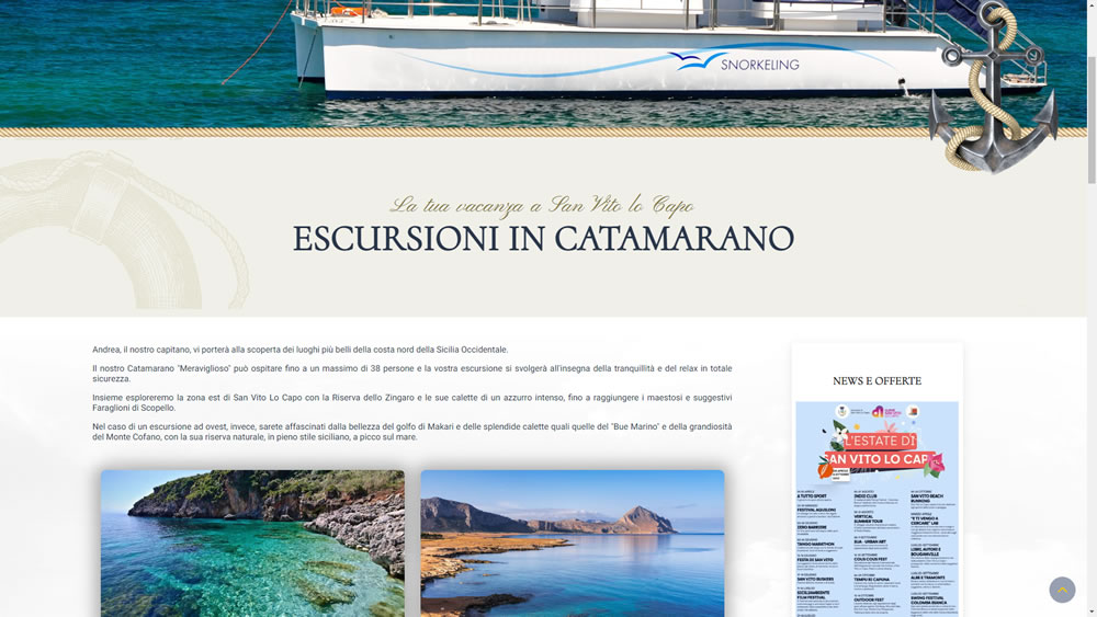 Realizzazione siti internet - Nautical Service San Vito Lo Capo: foto 3